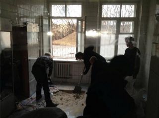 Военный госпиталь, отделение для бойцов АТО, фото Иван Гребенюк, Киев