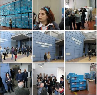 Подготовка к выборам в Израиле, фоторепортаж